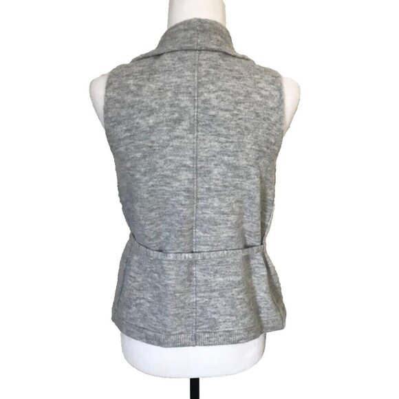 ARITZIA WILFRED FREE Fei Fei Sweater Vest Size XXS Light Gray Alpaca Wool Blend - Picture 5 of 8